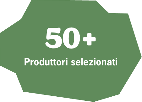 50+ Produttori selezionati